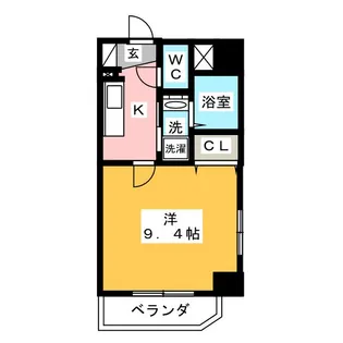 axis meisei【3階】の間取り