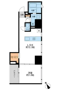東京都台東区三ノ輪1【マンション】の間取り