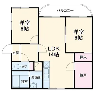 メゾン・アブニール【1階】の間取り