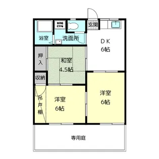 リブレ藤浪【1階】の間取り