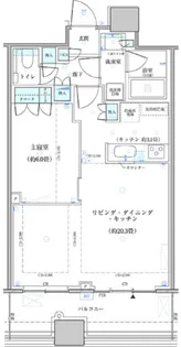 東京都中央区勝どき4【マンション】の間取り