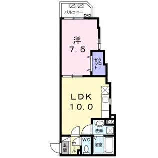 アウローラ【2階】の間取り