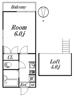 ブルーベル上井草【1階】の間取り