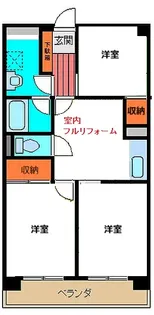 芝マンション【4階】の間取り