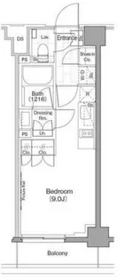 ザ・パークハビオ新宿【6階】の間取り