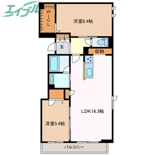コンフォルタ【3階】の間取り