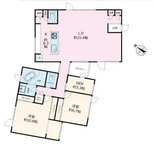 ブルーム表参道【2階】の間取り