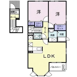 レトワール【2階】の間取り