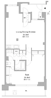 ワコーレ ザ・神戸トアロード【10階】の間取り