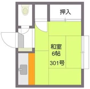 西坂ビル【3階】の間取り