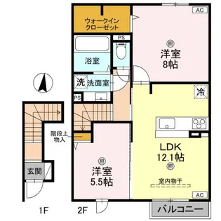 MAISON KOTOBUKI【2階】の間取り