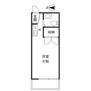 ハイツ斎藤【2階】の間取り