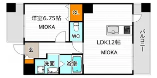 ひかりビル【6階】の間取り