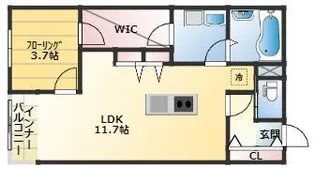 Spumoni A棟【2階】の間取り