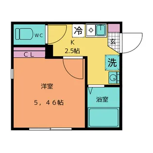 モカ金沢八景【3階】の間取り