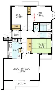 パシフィックパレス荻窪【2階】の間取り