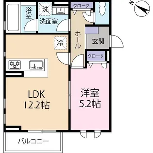 Placide 大宮【2階】の間取り