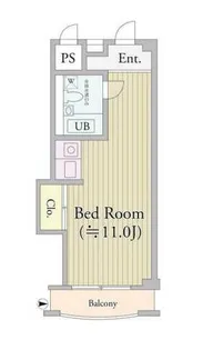 パークグレース新宿【12階】の間取り