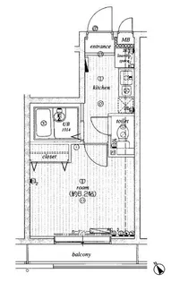 ヴェルステージ上板橋【2階】の間取り