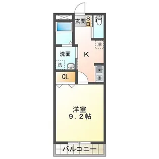 シティライフ三日市【2階】の間取り
