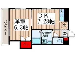 ロイヤルテラス橘亀戸【5階】の間取り