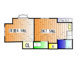 セゼーレ戸崎【3階】の間取り
