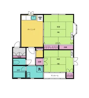 ライフビューみづき A棟【1階】の間取り