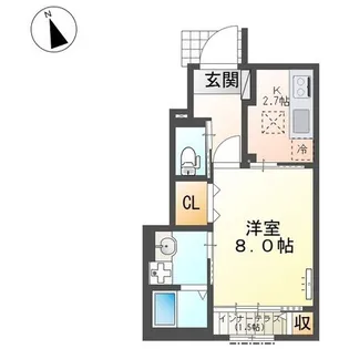 オルテンシア【1階】の間取り