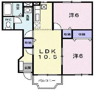 セラサス・ヴィラ【1階】の間取り