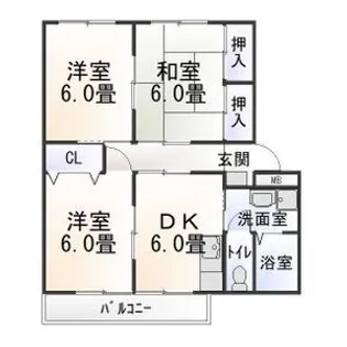 グランデージToda A棟【1階】の間取り