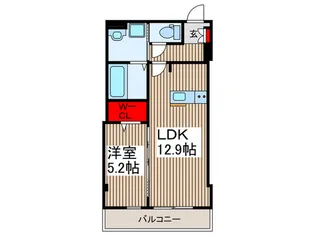 Cotton Lights Kawagoe【2階】の間取り