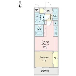 S-CUBE【2階】の間取り