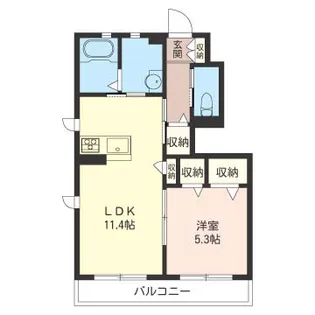 SHM ジョリー宮下【1階】の間取り