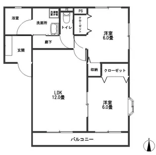 マイホームA【2階】の間取り