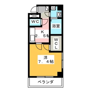 ALOHA COURT【5階】の間取り