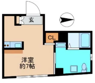 CLASSY nakanosakaue【2階】の間取り