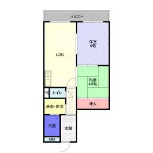 第3林ビル【3階】の間取り