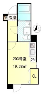CFジオーレ西尾久【2階】の間取り