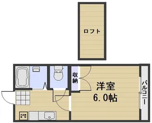 コーポ太陽 津島【2階】の間取り