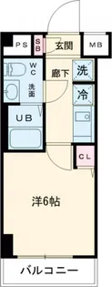 ジェノヴィアお花茶屋IIスカイガーデン【1階】の間取り