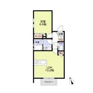 BLANCHIR.COMME【1階】の間取り