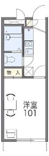 レオパレス錦【1階】の間取り