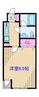 フラット日吉【2階】の間取り