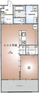 グランチュイール【1階】の間取り