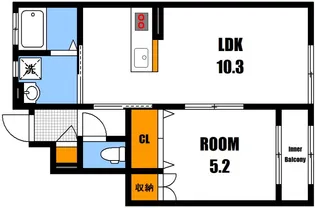 ルピナス A棟【1階】の間取り