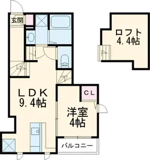 MIKE【2階】の間取り