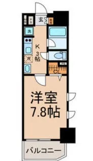 ベレーサ名駅ウエスト【8階】の間取り