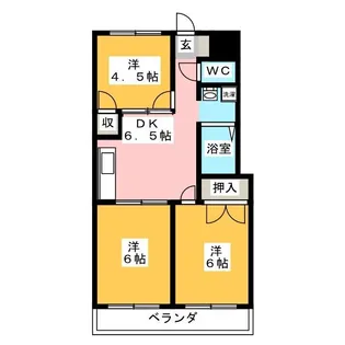 シャルムフカセ【3階】の間取り