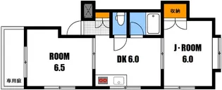 チェリス下祇園【1階】の間取り