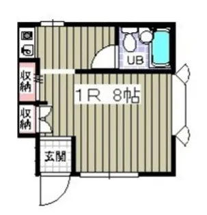 ローズアパート【1階】の間取り